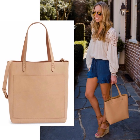 Madewell Handbags - NWT Madewell Medium Transport Tote, Linen